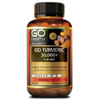 GO Healthy GO Turmeric 30000mg+ 1-A-Day 60 Capsules